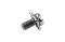 [E] น็อตยึดสายไฟ สแตนเลสชุบนิกเกิ้ล M3.5x8 mm พร้อมแหวนทรงสี่เหลี่ยม ขนาด 7x7 mm